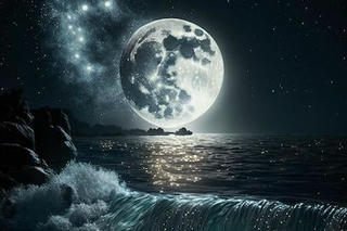 Giọt trăng dưới biển 