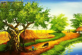 Trong mênh mông sắc hoa