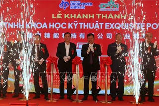 Khánh thành dự án hệ thống lắp pin vốn đầu tư 20 triệu USD tại Hải Phòng