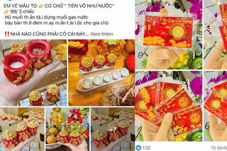 Đa dạng thị trường sản phẩm 'ăn theo' ngày vía Thần Tài 