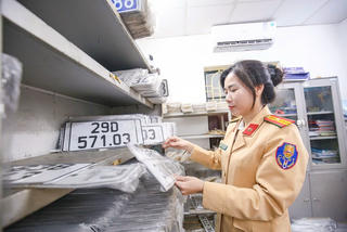 12 địa điểm đăng ký, cấp biển số xe trong nội thành Hà Nội