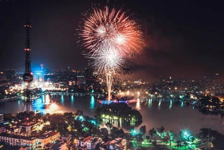 Hà Nội bắn pháo hoa 5 điểm mừng Quốc khánh 2/9