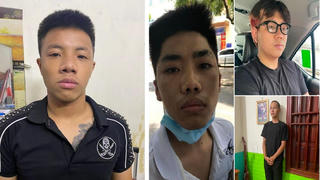 4 đối tượng cướp xe máy của nữ công nhân vệ sinh môi trường đã "sa lưới"