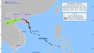 Cập nhật mới nhất về cơn bão số 7 