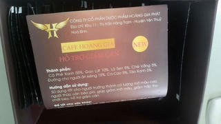 Tìm thấy thêm chất cấm trong cafe giảm cân Hoàng Gia