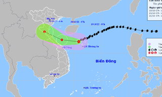 Bão số 6 giật cấp 12 tiến vào vùng biển Quảng Bình - Thừa Thiên Huế 