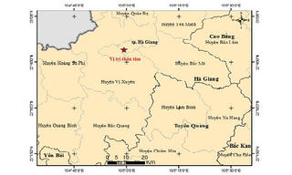 Hà Giang xảy ra động đất