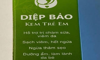 Tiêu hủy trên toàn quốc sản phẩm "Diệp Bảo - Kem trẻ em"