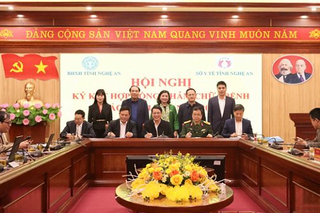 Nghệ An: Ký kết hợp đồng khám chữa bệnh BHYT năm 2024 