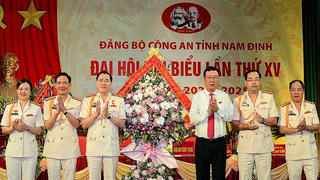 Đại hội đại biểu Đảng bộ Công an tỉnh Nam Định lần thứ XV nhiệm kỳ 2020-2025  ​