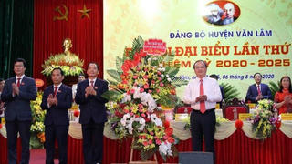 Đại hội Đại biểu Đảng bộ huyện Văn Lâm nhiệm kỳ 2020 - 2025  ​