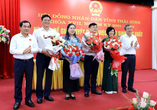 Ông Phạm Văn Nghiêm, Giám đốc Sở Nội vụ được bầu giữ chức Phó Chủ tịch UBND tỉnh Thái Bình