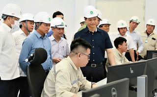 Chủ tịch UBND tỉnh Bắc Ninh kiểm tra hoạt động Nhà máy điện rác Thăng Long và tiến độ các tuyến đường đấu nối khu công nghiệp Nam Sơn