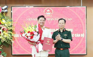 Công bố và trao quyết định bổ nhiệm Viện trưởng VKSND tỉnh Bắc Ninh sau hợp nhất