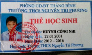 Quảng Nam: Hai học sinh mất tích sau khi đi học thêm