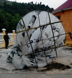 Quảng Nam tiêu hủy vật thể hình quả cầu rơi xuống nhà dân