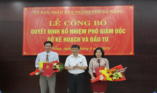  Sở KHĐT Đà Nẵng có thêm 2 Phó Giám đốc