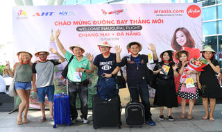 Đà Nẵng chào đón chuyến bay AirAsia đầu tiên từ Chiang Mai