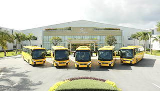 Xe Bus Thaco thương hiệu Việt Nam xuất khẩu sang Philippines