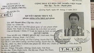 Truy tìm phạm nhân đặc biệt nguy hiểm trốn khỏi trại giam lần 2