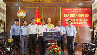 EVNGENCO 2 hỗ trợ đồng bào miền Trung trong đợt lũ lịch sử 1 tỷ đồng