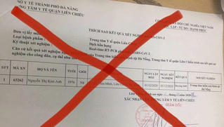 Đà Nẵng: Xử phạt 2 người đăng kết quả xét nghiệm Covid-19 không đúng sự thật