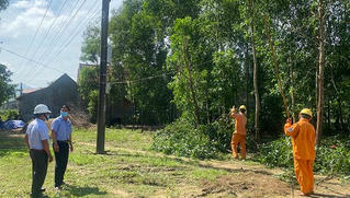 PC Quảng Ngãi đảm bảo an toàn điện trong mùa giông sét