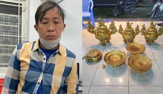 Không có tiền sắm Tết, người đàn ông đột nhập nhà thờ trộm bộ lư hương