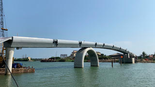 Gần đi vào hoạt động, cầu Gami Hội An vẫn bị chỉ ra loạt bất cập