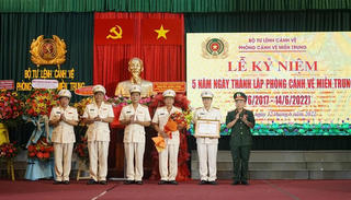 Phòng Cảnh vệ miền Trung long trọng tổ chức Lễ kỷ niệm 5 năm thành lập
