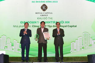 Royal Capital Group thắng 2 hạng mục tại giải thưởng “Dự án đáng sống 2022”