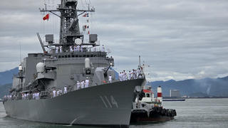 Tàu huấn luyện Suzunami của Nhật Bản thăm hữu nghị Đà Nẵng