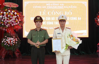 Thượng tá Trần Minh Nguyên được bổ nhiệm làm Phó Giám đốc Công an TP Đà Nẵng