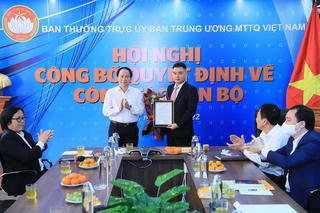Nhà báo Trần Bảo Trung giữ chức Phó Tổng biên tập Báo Đại Đoàn kết