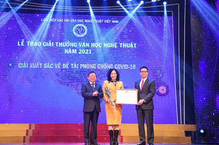 “Niềm tin tất thắng” đạt giải thưởng tác phẩm nghệ thuật xuất sắc về đề tài phòng chống COVID-19 năm 2021