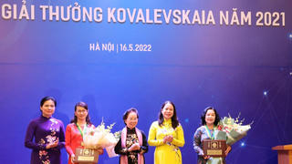 Giải thưởng Kovalevskaia năm 2021: Tiếp tục vinh danh những người phụ nữ làm khoa học