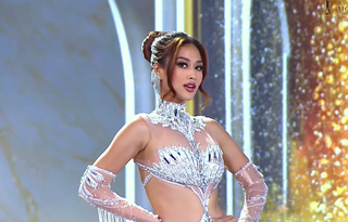 Đoàn Thiên Ân nổi bật trong đêm bán kết Miss Grand International 2022 