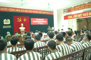 Hà Nội: 101 phạm nhân được giảm án trước thời hạn 