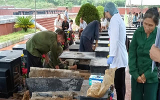 Xác minh thông tin 13 mộ thanh niên xung phong không có hài cốt