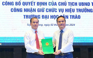 Tuyên Quang công nhận hiệu trưởng trường Đại học Tân Trào