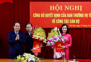 Yên Bái điều động, bổ nhiệm 2 Phó Ban Tổ chức Tỉnh ủy