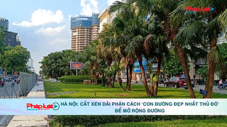 Hà Nội: Cắt xén dải phân cách "con đường đẹp nhất thủ đô" để mở rộng đường
