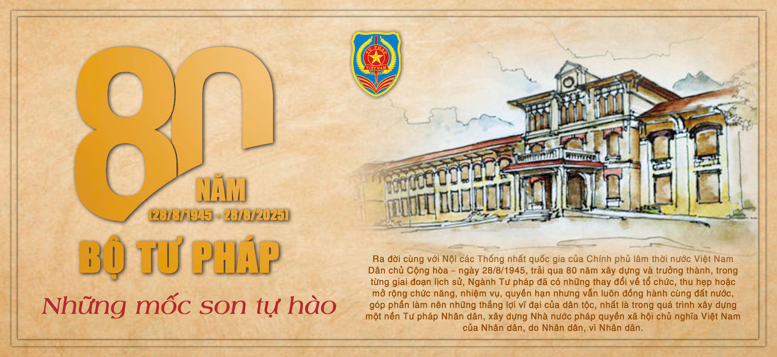 80 năm Bộ Tư pháp - Những mốc son tự hào