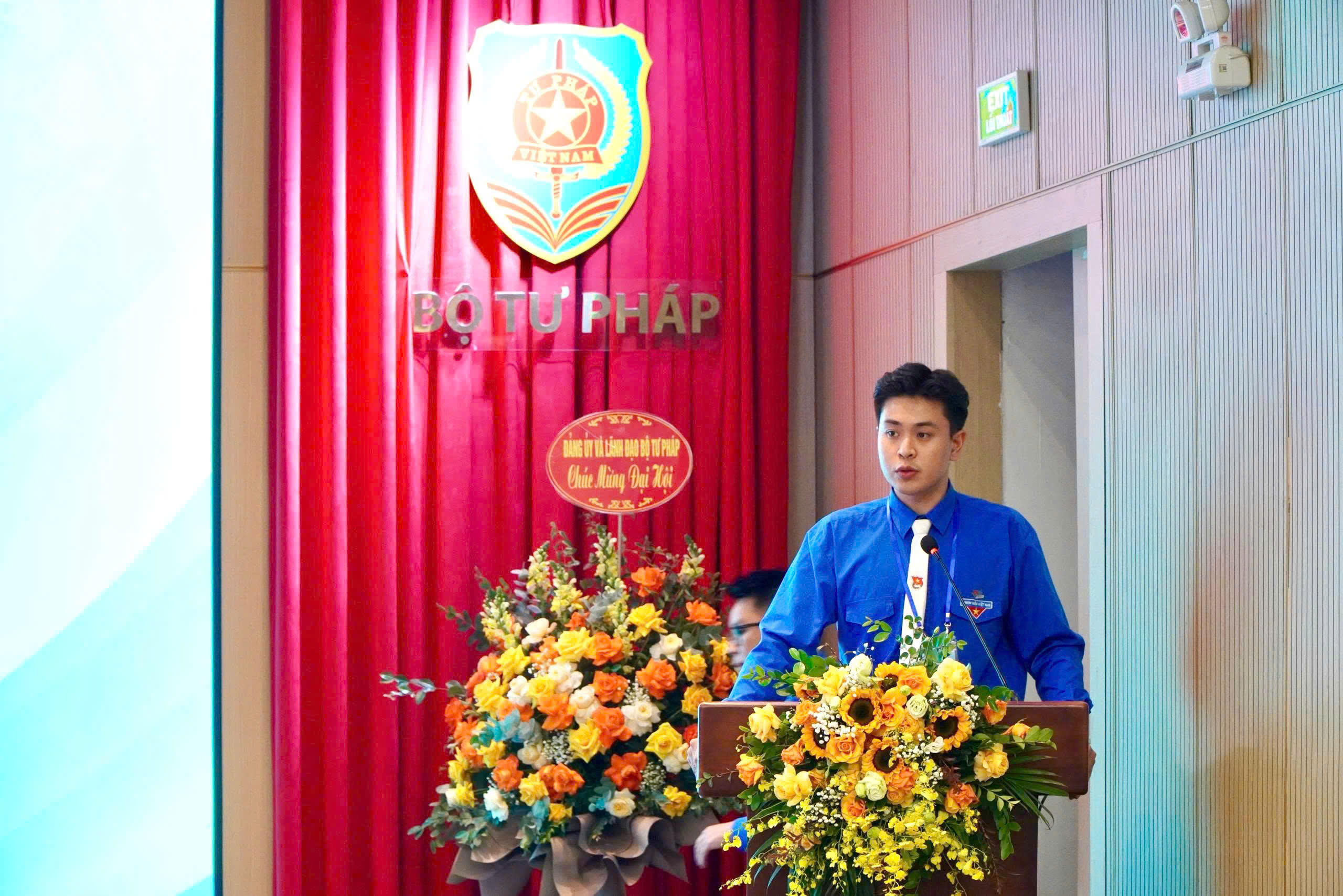 Anh Nguyễn Việt Hà - Uỷ viên BCH Đoàn Chính phủ, Bí thư Đoàn Bộ Tư pháp.