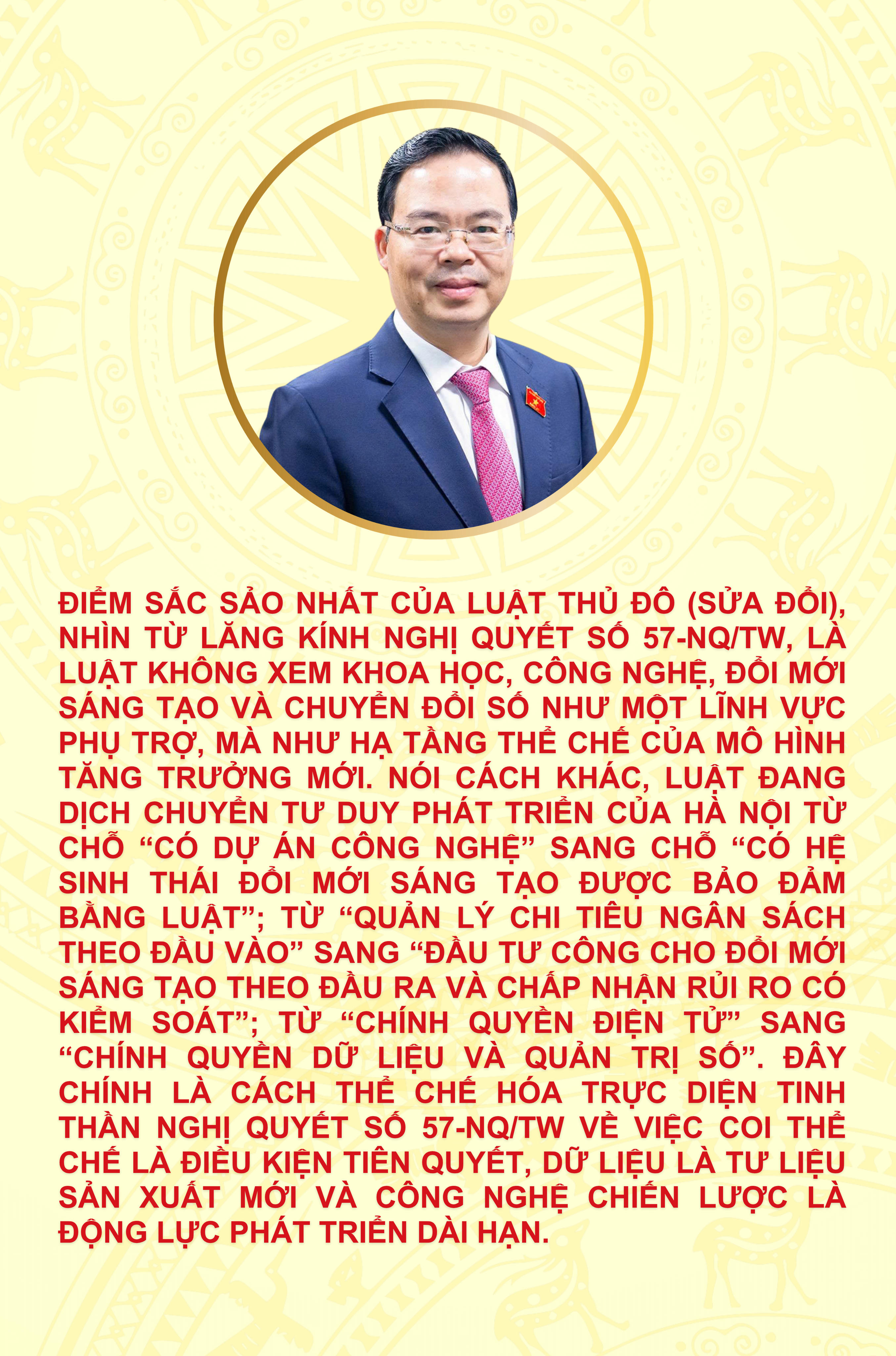 Luật Thủ đô (sửa đổi): Cơ sở pháp lý để Hà Nội chuyển đổi mô hình tăng trưởng một cách thực chất