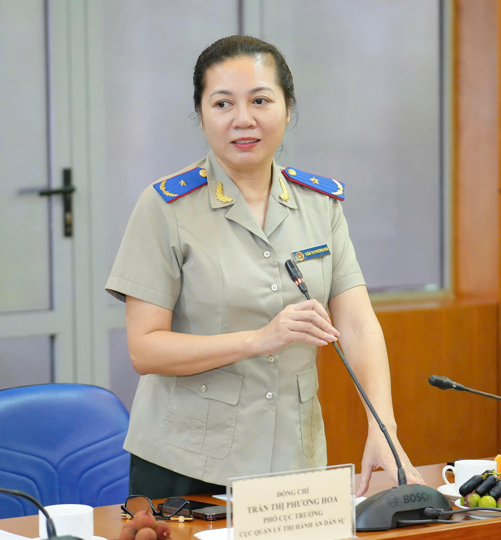 Phó Cục trưởng Cục Quản lý Thi hành án dân sự (THADS) Trần Thị Phương Hoa.