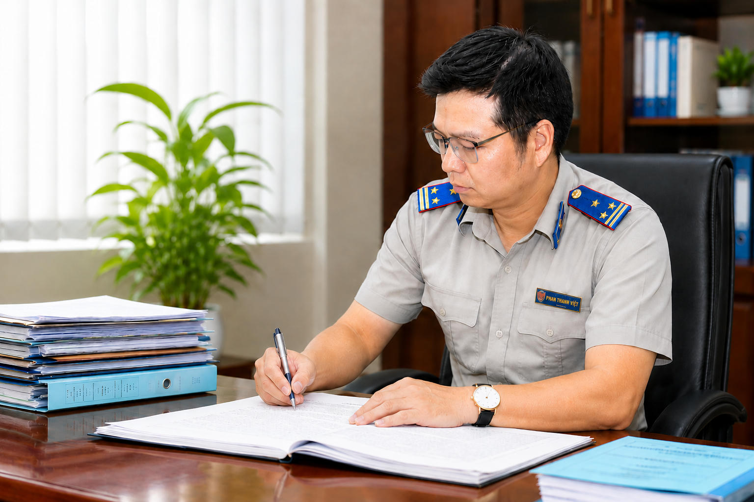 Ông Phan Thanh Việt luôn chọn cho mình cách làm nghề bằng sự tận tụy và tinh thần trách nhiệm trong từng việc nhỏ