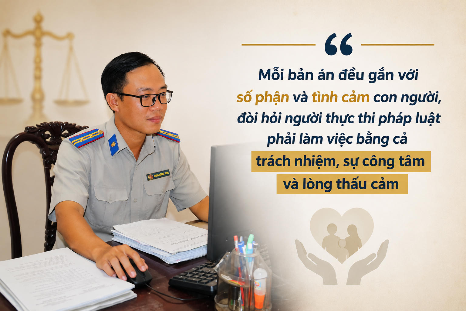 Chấp hành viên khởi kiện lấy lại tài sản bị tẩu tán và những câu chuyện nghề cảm động