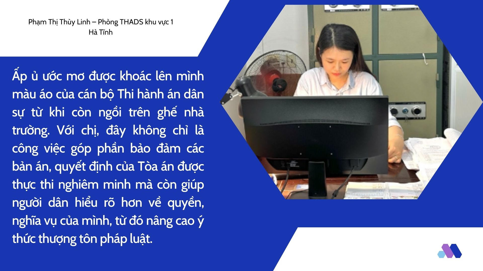 Thế hệ trẻ giữ lửa công lý: Khát vọng cống hiến, giữ vững niềm tin 
Kỳ 2 : Sức trẻ và sự lựa chọn lối đi mang tên Thi hành án dân sự