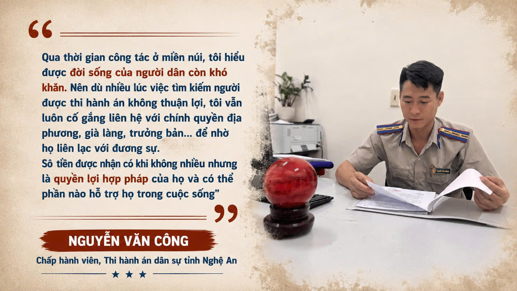 Hành trình thầm lặng khi chấp hành viên tìm người được thi hành án: Kỳ 2: “Chìa khóa” hồi ức nơi đại ngàn
